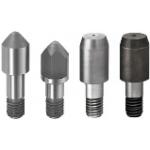 Jig Pins / Standard(h7) / Threaded / Tip Shape Selectable / Plated
