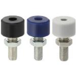 stopper bolts / hexagon socket at head / regular thread / PUR threaded head / stainless steel / galvanised / A70, A90