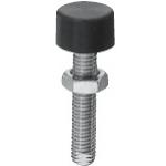 stopper bolts / hexagon socket at the foot / regular thread / hard rubber protection head / stainless steel / A57 UNST5-20