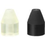 Polyurethane rubber damper / with cone threaded tip
