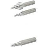Slot Pins for Inspection Components / Threaded / Tapered
