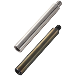 Linear shafts / material selectable / treatment selectable / stepped on one side / external thread / internal thread