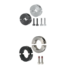 Set collars / aluminium, stainless steel, steel / two-piece SSCSPB20-10