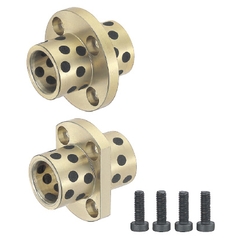 Plain bearing bushes / central flange selectable / brass MPCZ20-40
