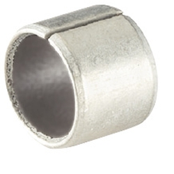 Plain bearing bushes / composite material / slotted