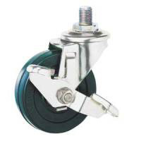 Stainless Steel Castors SU-SEL Series, Swivel with Stopper