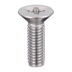 Flat Head Machine Screw With Phillips Head (With Gas Vent Hole)_SVFS SVFS-M6X10-VA