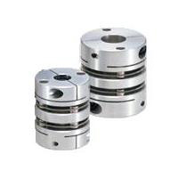 Servo couplings / hub clamping / 2 discs: steel / body: aluminium / MDW / NBK MDW-25C-6.35-10