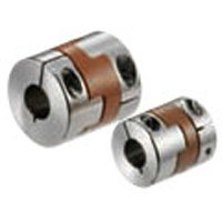 Oldham couplings / hub clamping, feather key / 1 disc: Vespel / body: aluminium / MOHS / NBK MOHS-32C-9-BT-KT-11-KT