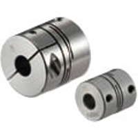 Slit couplings / grub screw clamping, hub clamping / cross slot / body: aluminium, stainless steel / MWS / NBK MWSS-12-5-5