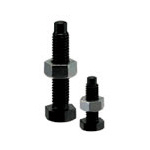 stopper bolts / hexagon socket / regular thread / domed stop face / steel / black oxided / 40-45 HRC / SSB-A SSB-M12X35-A