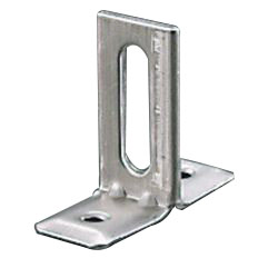 Vertical Pipe Fitting / Mounting Leg, Stainless Steel T-Shaped Legs (Slotted Hole)