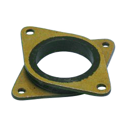 Rubber buffers for stepper motors / eye shape / base plate, through holes / RF-A / NOK