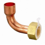 Metal Pipe Fitting, 90° Copper Tube Adapter
