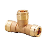 Double Lock Joint, WT1 Type, Tees Socket, Made of Brass