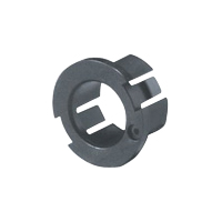 Plain bearing bushes with flange / plastic / snap-in function / LES
