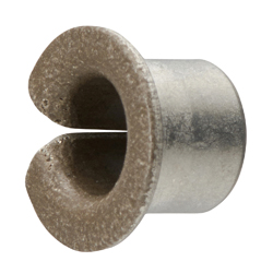 Plain bearing bushes with flange / composite / slotted / LFF LFF-1620