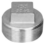 Stainless Steel Screw-in Fitting Square Plug P