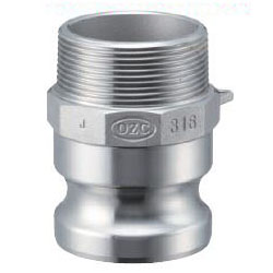 Stainless Steel Lever Coupling - Male Screw Type Adapter OZ-F OZ-F-SUS-3/4