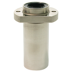 Linear ball bearings / guided, double flattened round flange / untreated, anti-rust treatment / double bush / LFDTB 