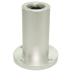 Linear ball bearings / round flange / aluminium