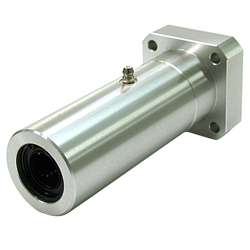 Linear ball bearings / square flange / aluminium / with seal