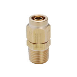 Brass Tightening Fitting - Straight - for Sputtering Resistance NKC1280-03