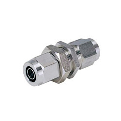 for Corrosion Resistance - SUS316 Tightening Fitting - Bulkhead Union Straight