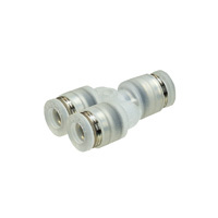Tube Fitting PP Type Union Y for Clean Environments