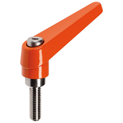 Position Adjustable Clamping Lever Screw Included, Internal Parts, Stainless Steel 24390.0194