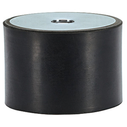 Rubber-metal buffers / cylindrical / NR / A55 / 25150.00, 25150.01, 25150.02, / HALDER