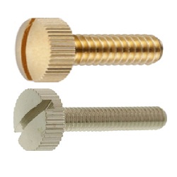 ECO-BS Slotted Knurled Screw CSMKNE-BRH-M3-15