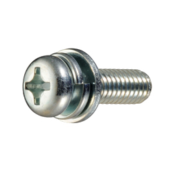 Phillips Pan Head Screws I=3 (SW+ISO Flat W) for Thin Plates