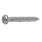 Cross Recessed Large Pan Head Tapping Screw, Type 1 A Shape