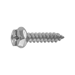 Cross / Straight-Recessed Hex Flange Tapping Screw, Type 1 A Shape HXBS-STSP3-TP4-8