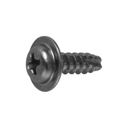 Cross Recessed Pan Washer Head Tapping Screws, 2 Models Grooved B-1 Shape CSPPNSM2-ST3W-TP4-10