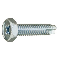 Cross Recessed Upset Tapping Screw, Type 3 Grooved C-1 Shape