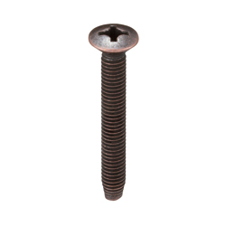 Cross Recessed Raised Countersunk Head Tapping Screws, 3 Models Grooved C-1 Shape CSPRDS3M-ST3W-TP6-40