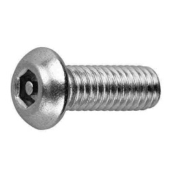 TRF / Tamper-Proof Screw, Stainless Steel Pin, Small Button Hexagonal Hole Screw (UNC)