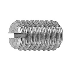 Set screws / slotted / steel / chrome-plated / M1.4 / tang / SSM
