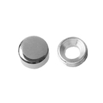 Mirror Locking Nut Flat Low Cadmium Brass Materials (ECO-BS) FRNEB-BRH-10