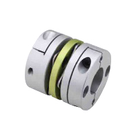 Servo couplings / hub clamping, feather key / 2 discs: steel / body: aluminium / SDW / SUNGIL SDW-80C-15K5X20K8