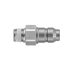 KKA*P-*M, S-Couplers, Stainless Steel, Male Thread