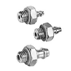 Stainless Steel Miniature Pipe Fitting 10-MS Barbed Fitting for Tube, 10-MS-5AU-3,4,6