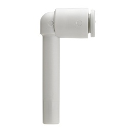 KQ2W*-99, One-touch Fitting White Color - Extended plug-in elbow KQ2W23-99A1