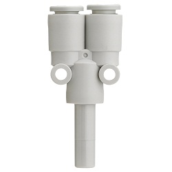 KQ2U*-99, One-touch Fitting White Color - Plug-in “Y”
