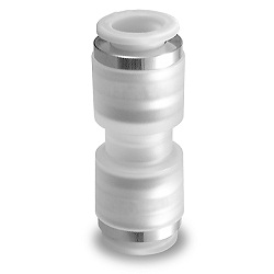 Clean One-Touch Fitting for Blowing Systems, Male Connector and Straight Union, KPH Series