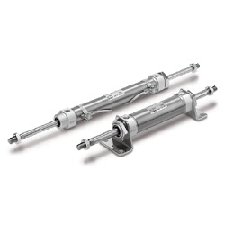 Air Cylinder, Standard Type: Double Acting, Double Rod CM2W Series