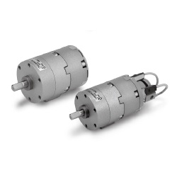 Rotary Actuator with Angle Adjuster, Vane Type, CRB2□WU Series CDRB2BWU40-90DZ-R73L