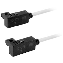 Solid State Auto Switch, Rail Mounting-Style, D-F79 / D-F7P / D-J79 Series